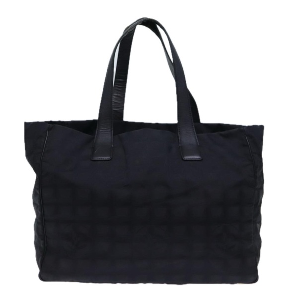 CHANEL New Travel Line Tote Bag Nylon Black CC Auth ep4067 - Picture 2 of 16